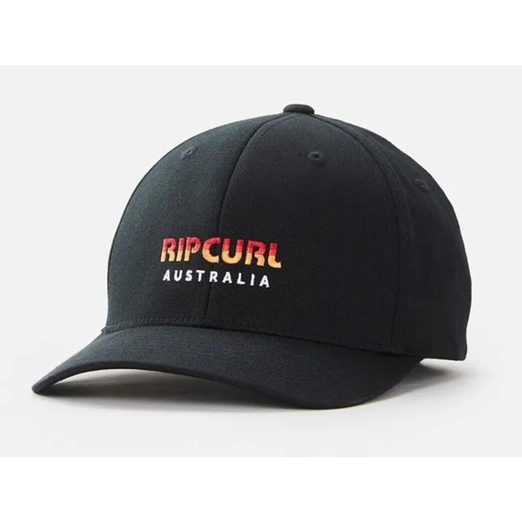 Rip Curl Other - Rip Curl Men's Australia Heritage Desto Flex Fit Hat Cap - Black